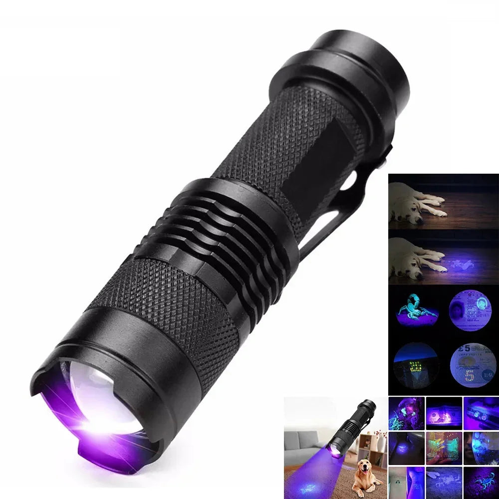 Ruční LED UV světlo Inspection Pro — kompaktní skener skvrn s vlnovou délkou 395nm