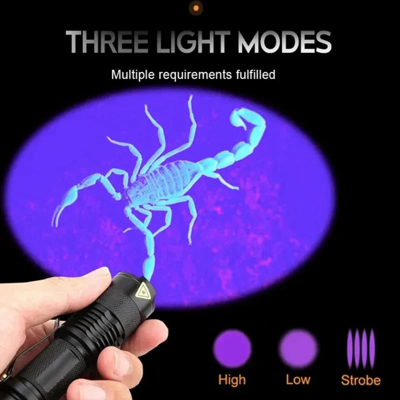 Ruční LED UV světlo Inspection Pro — kompaktní skener skvrn s vlnovou délkou 395nm