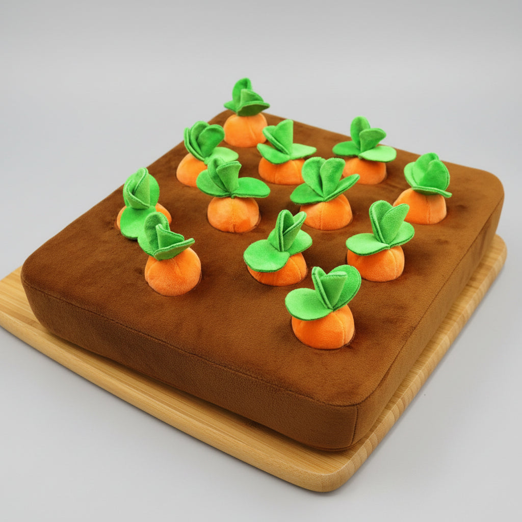 Tappetino olfattivo per cani con scomparti nascosti — Gioco stimolante, 35x35 cm