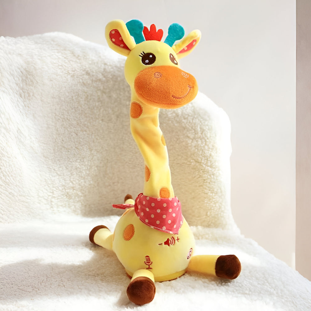 Interaktiv girafbamse – synger 60 børnesange og efterligner tale