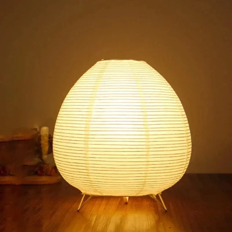 Tafellamp van Japans rijstpapier met led — warm, gelijkmatig en niet-verblindend licht