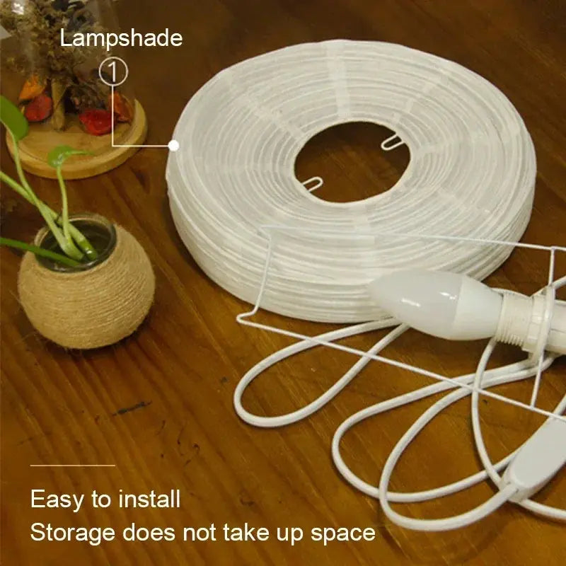 Tafellamp van Japans rijstpapier met led — warm, gelijkmatig en niet-verblindend licht