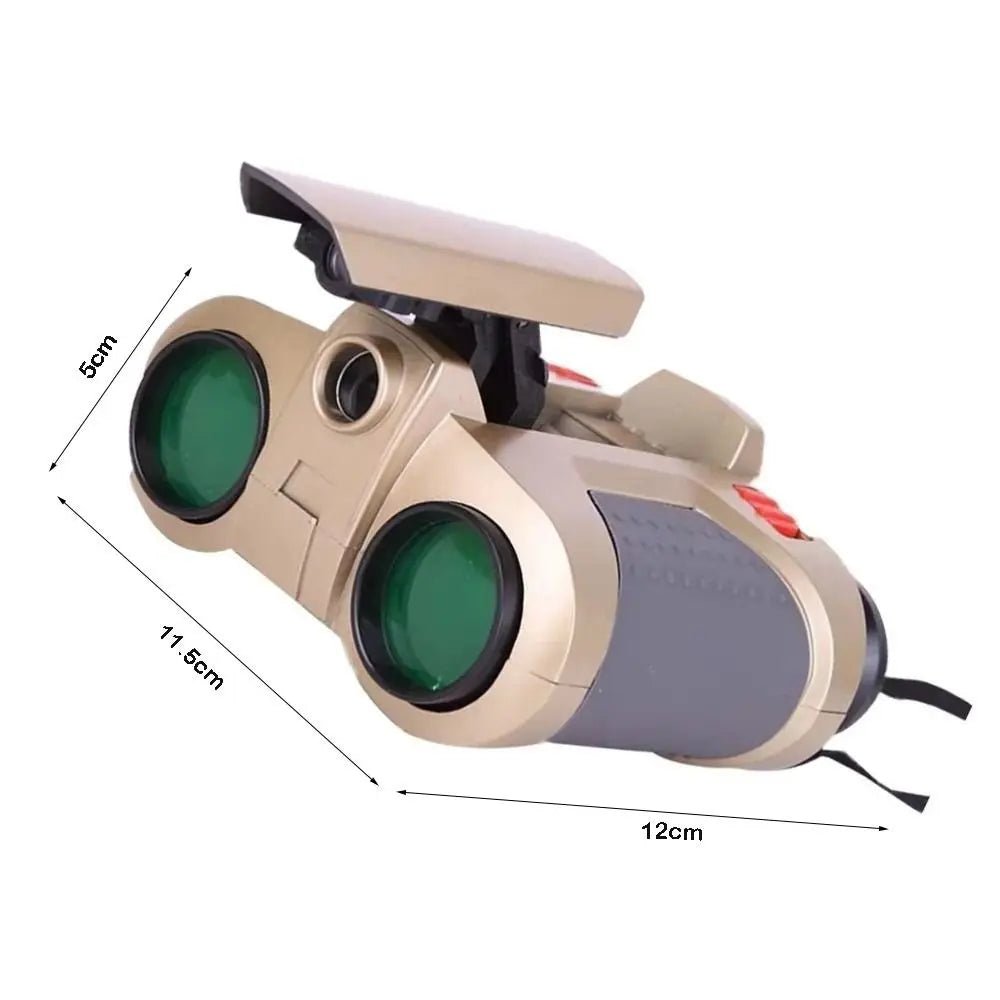 Binóculos leves TrailSprout para dia e noite — 2 pilhas AAA, tamanho compacto