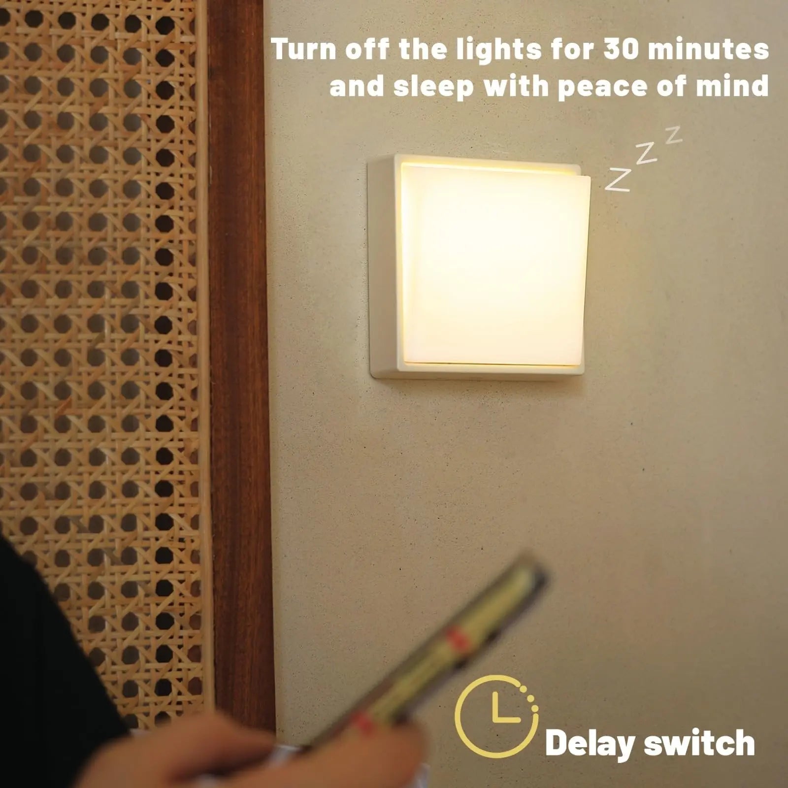 Rechargeable Compact Night Light Featuring Magnetic Attachment, Wireless Dimmable And Timer