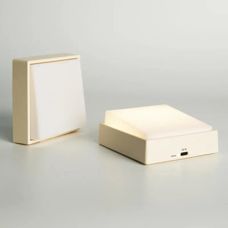 Rechargeable Compact Night Light Featuring Magnetic Attachment, Wireless Dimmable And Timer