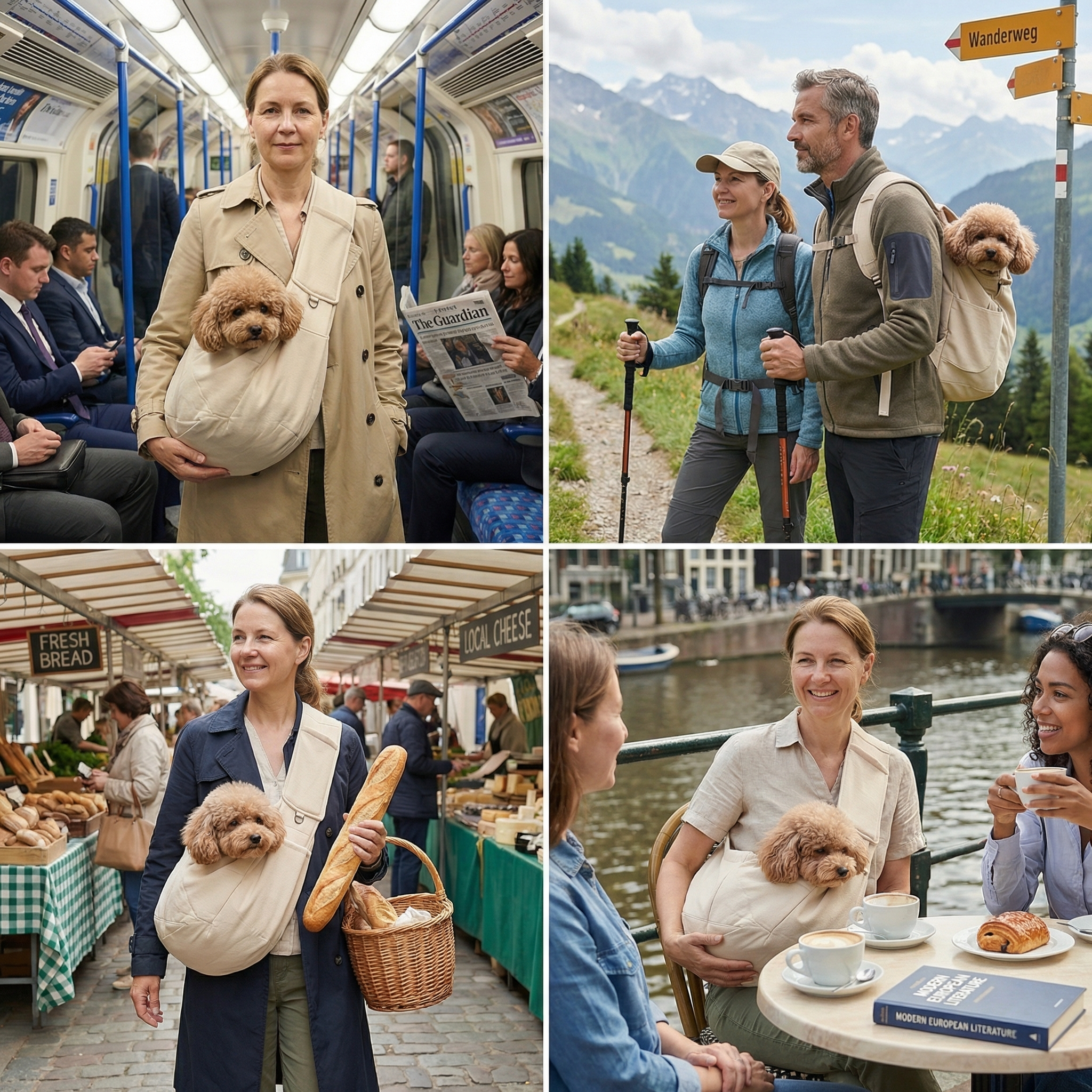 Breathable Dog Shoulder Carrier Backpack — Hands-Free Compact Design