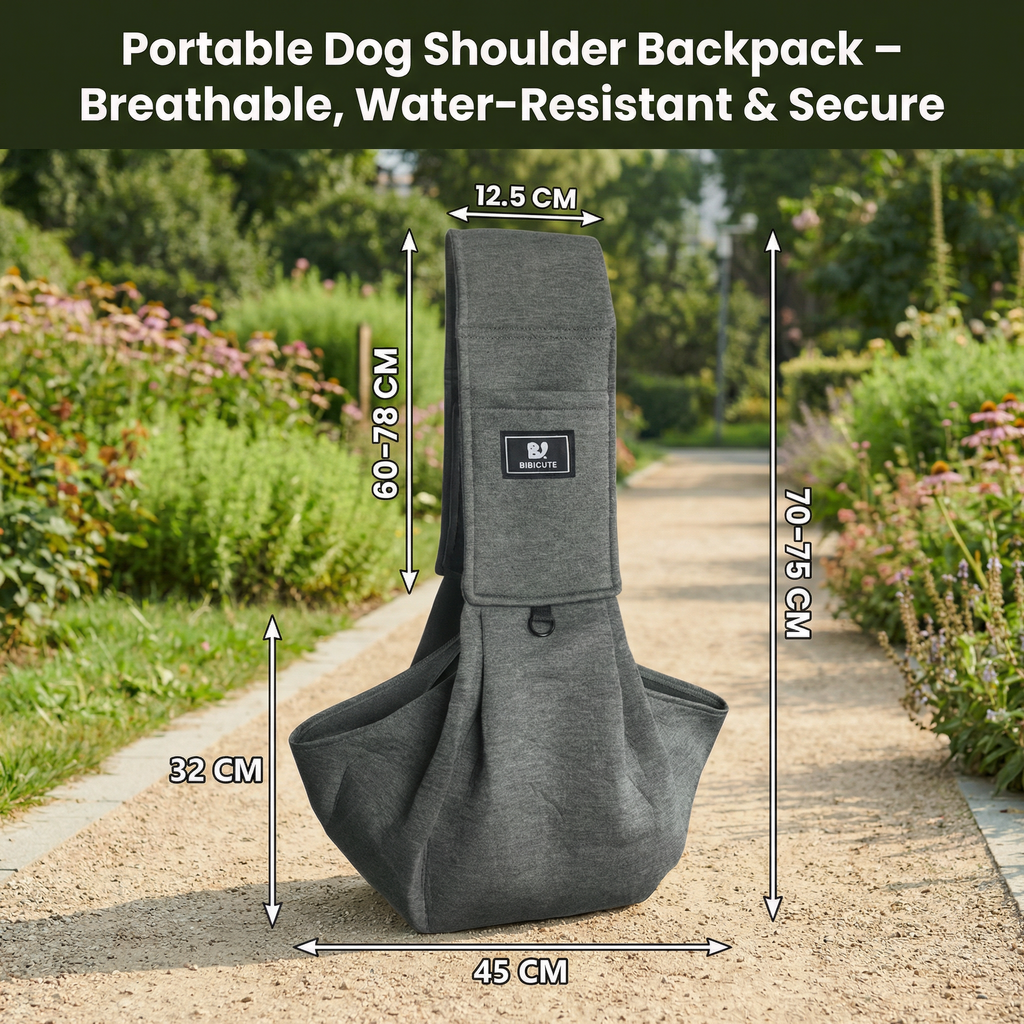 Breathable Dog Shoulder Carrier Backpack — Hands-Free Compact Design
