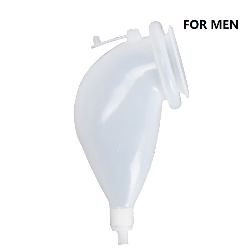 Transportabelt urinal — polstret, formet kant, tætsluttende design