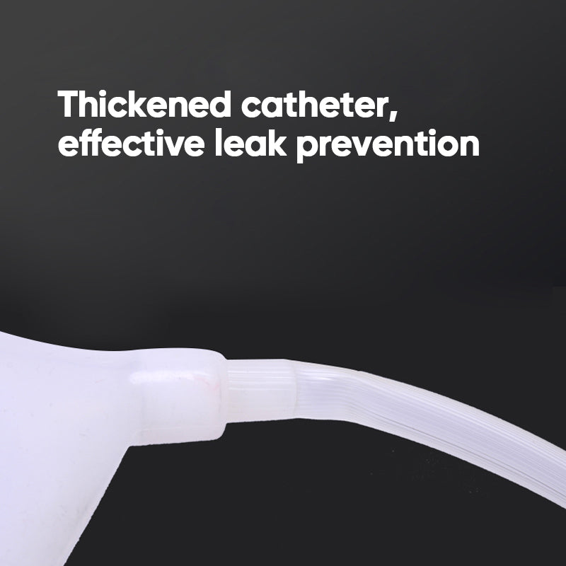 Transportabelt urinal — polstret, formet kant, tætsluttende design