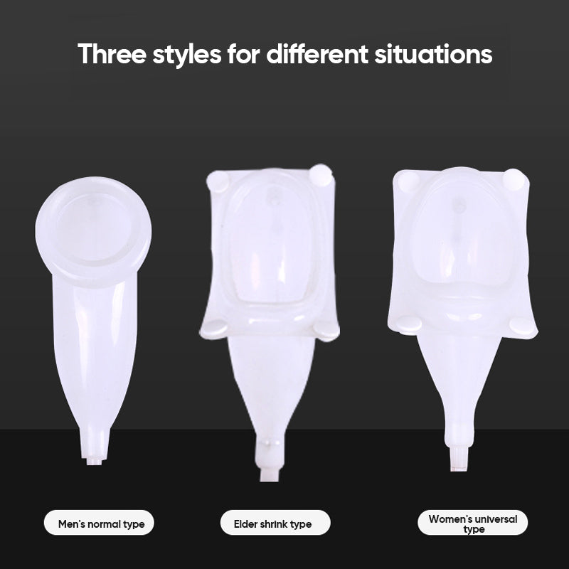 Transportabelt urinal — polstret, formet kant, tætsluttende design