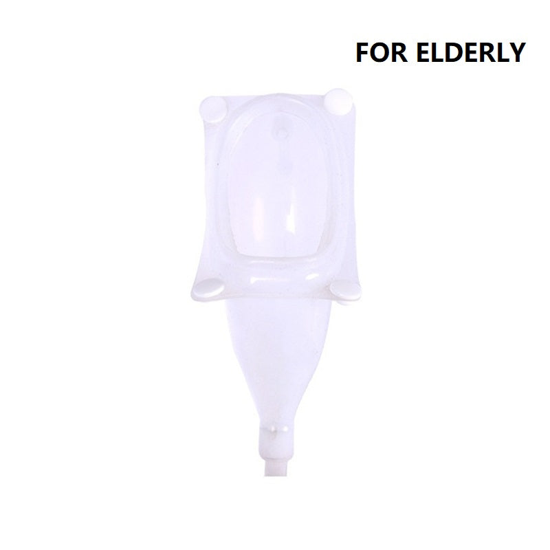 Transportabelt urinal — polstret, formet kant, tætsluttende design