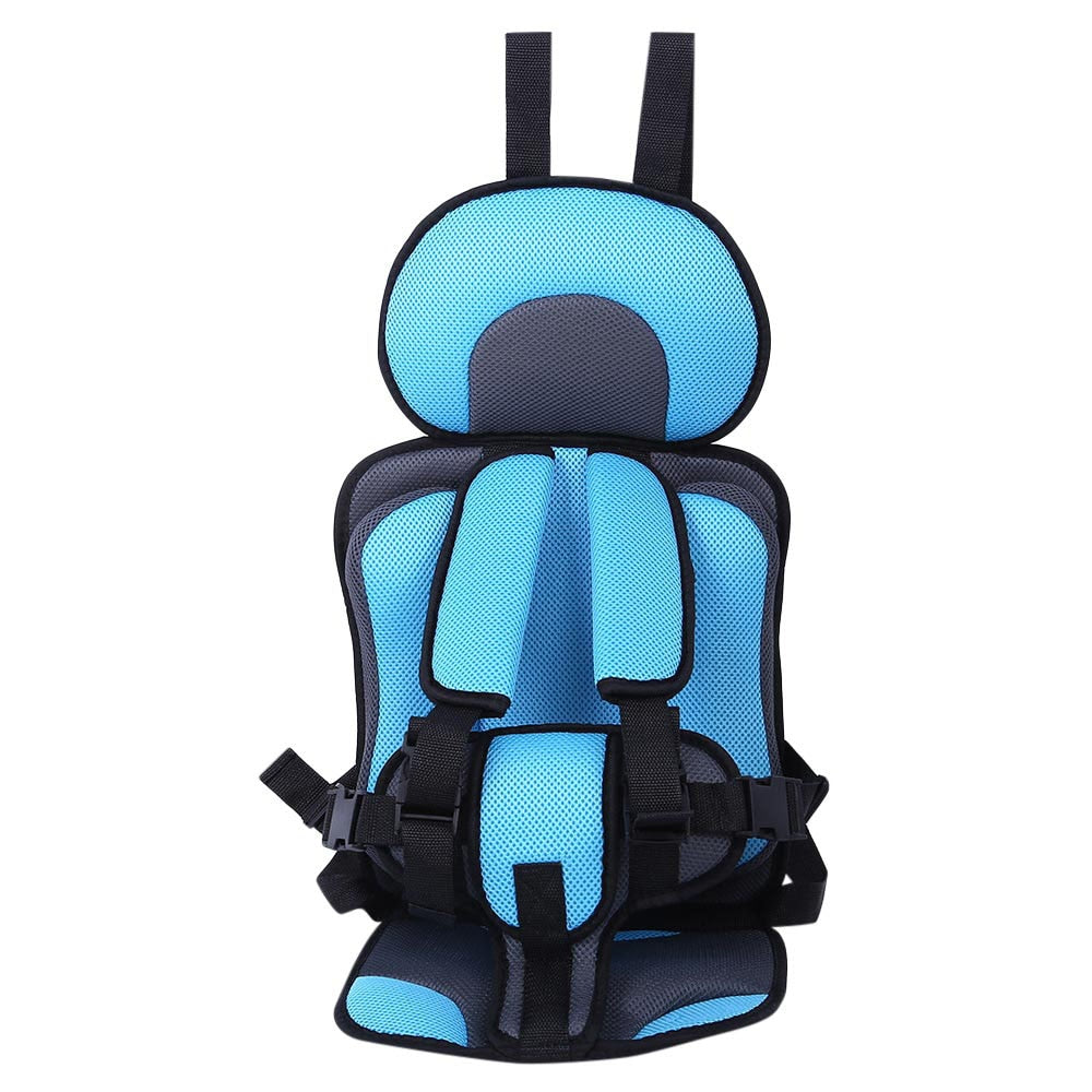 Travel Child Car Seat With Five Point Harness And Breathable Mesh
