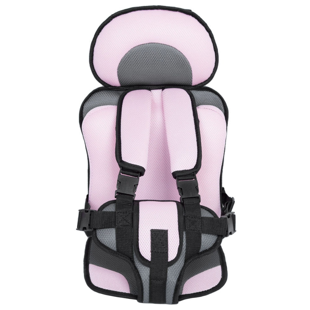 Travel Child Car Seat With Five Point Harness And Breathable Mesh