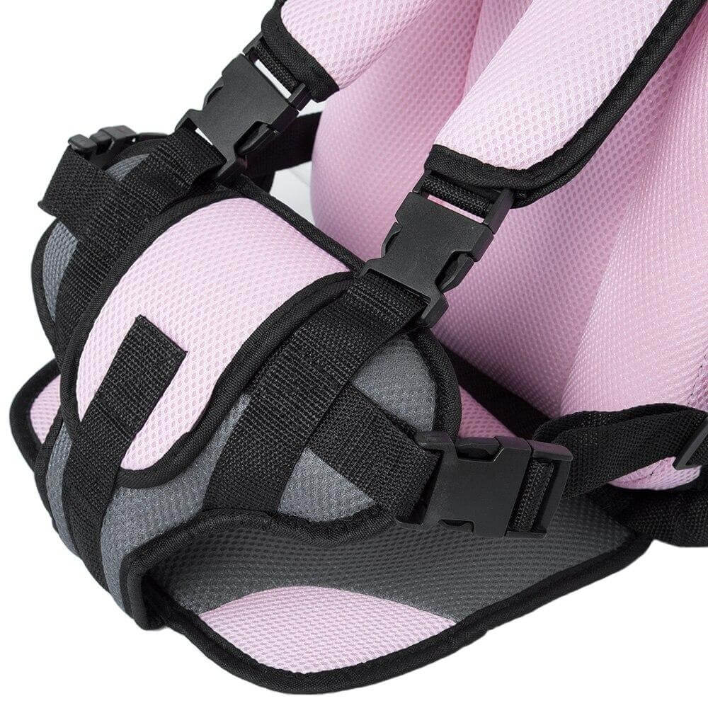 Travel Child Car Seat With Five Point Harness And Breathable Mesh