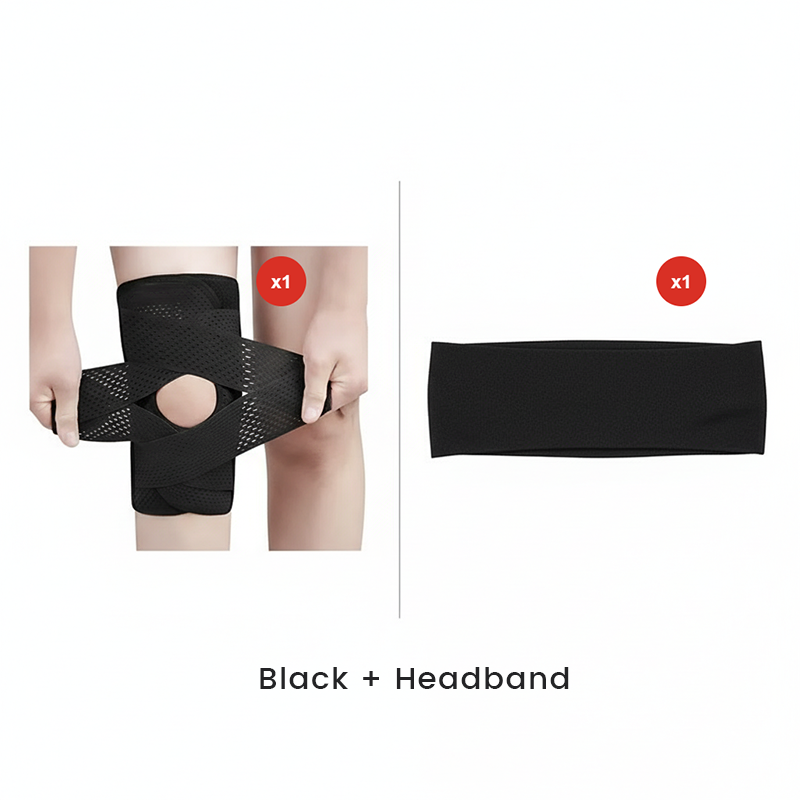 Open Patella Knee Support With Adjustable Straps For Sports And Recovery