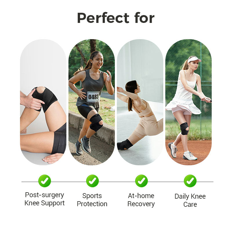 Open Patella Knee Support With Adjustable Straps For Sports And Recovery