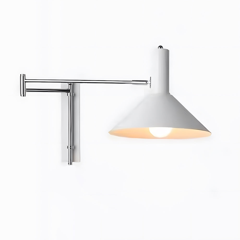 Kovová nástěnná lampa s otočným kloubem o 360 stupňů, noční lampa E27 do obývacího pokoje a ložnice