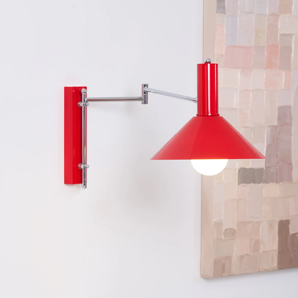 Kovová nástěnná lampa s otočným kloubem o 360 stupňů, noční lampa E27 do obývacího pokoje a ložnice