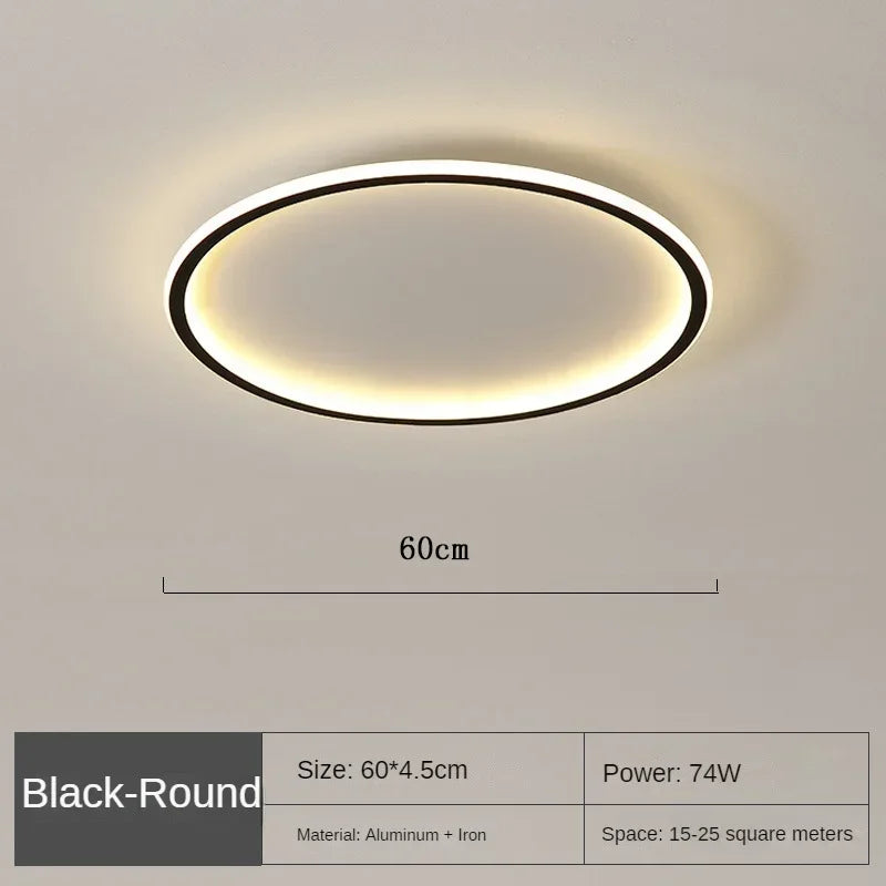 Nordic SkagaNova Dimmable LED Ceiling Light With Warm White Glow For Modern Living Spaces