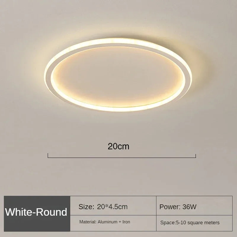 Nordic SkagaNova Dimmable LED Ceiling Light With Warm White Glow For Modern Living Spaces