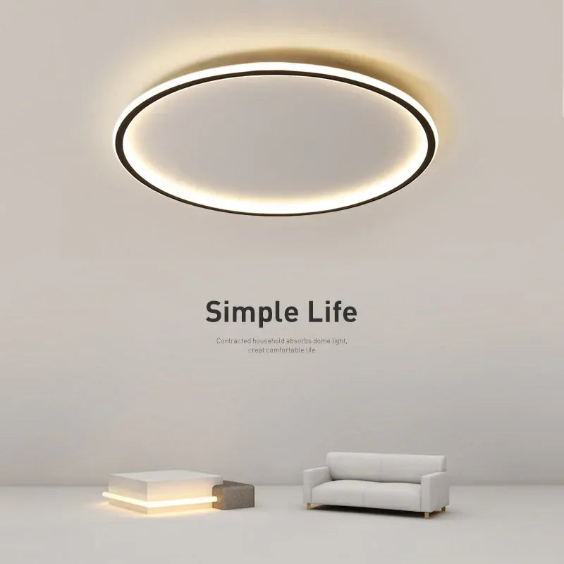 Nordic SkagaNova Dimmable LED Ceiling Light With Warm White Glow For Modern Living Spaces