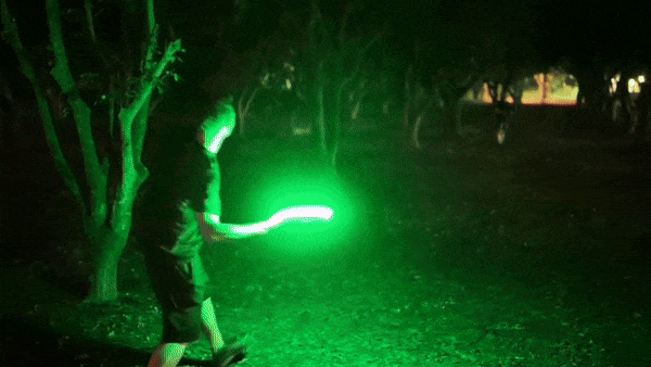 Svítící frisbee LumaFlight LED — Odolný disk pro noční létání