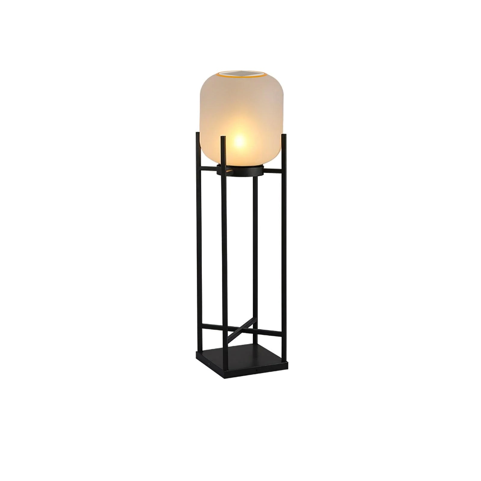 Zenora Solar Floor Lantern Outdoor Light Waterproof For Patio And Garden Durable Exterior Glow