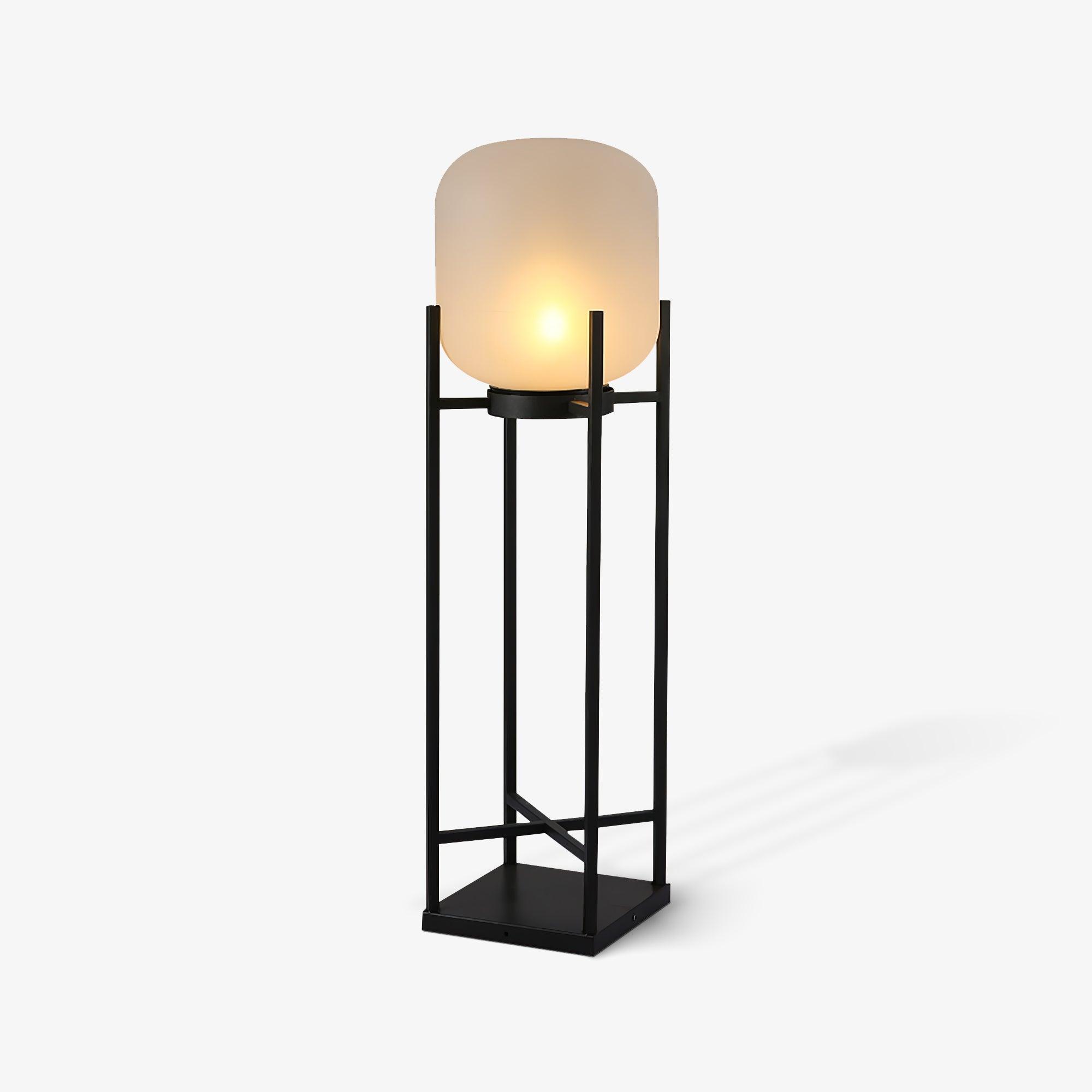 Zenora Solar Floor Lantern Outdoor Light Waterproof For Patio And Garden Durable Exterior Glow