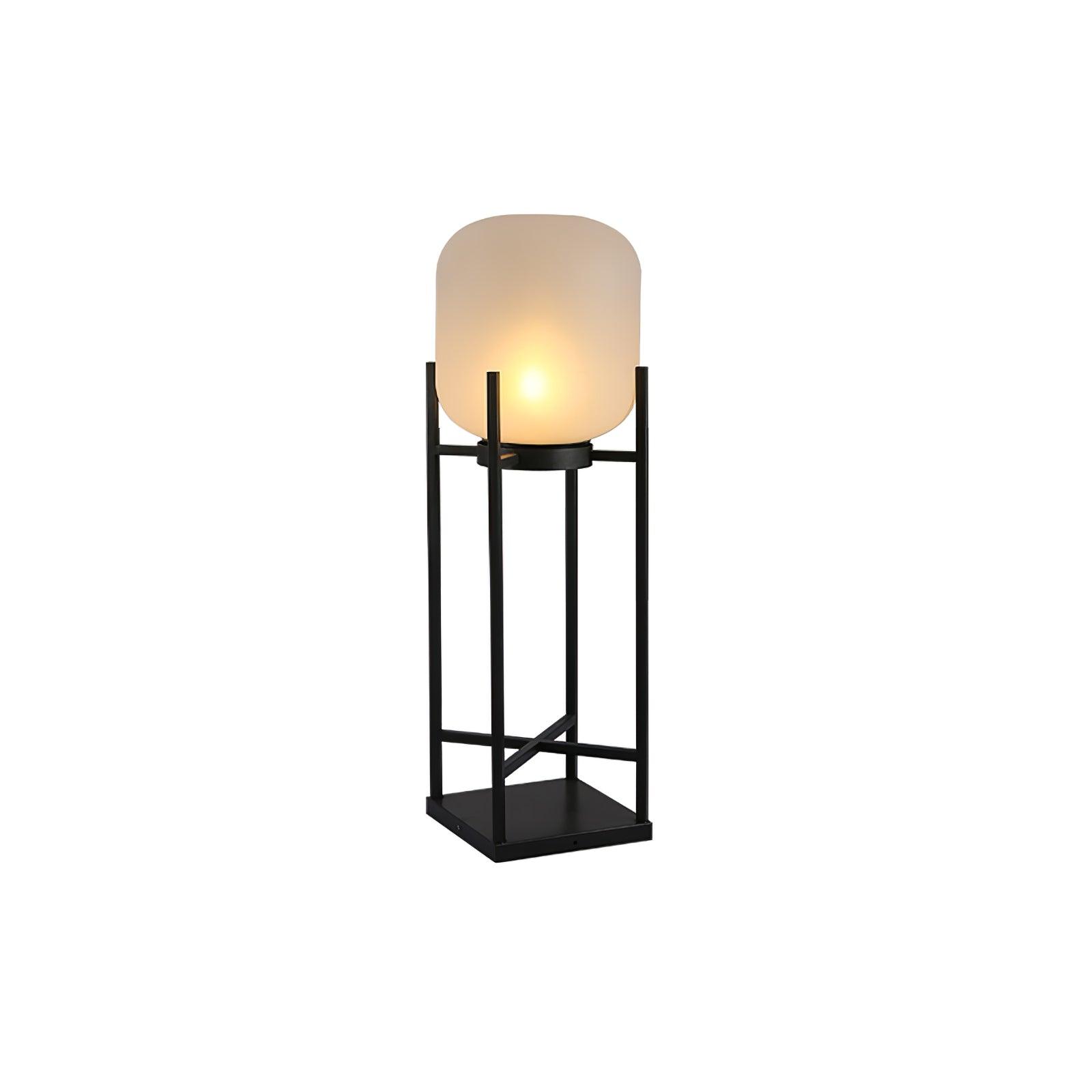 Zenora Solar Floor Lantern Outdoor Light Waterproof For Patio And Garden Durable Exterior Glow