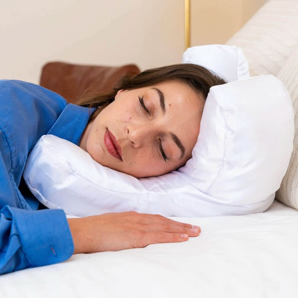 Ergonomický polštář z paměťové pěny LumaSleep — tvarovaná podpora krku