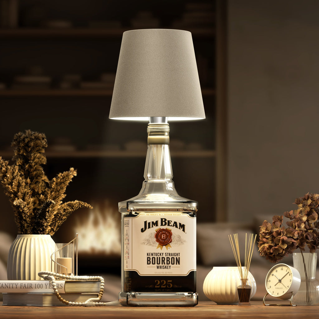 LumaBottle LED Bottle Lamp With Mood Lighting For Ambient Home Decor Warm White Or RGB