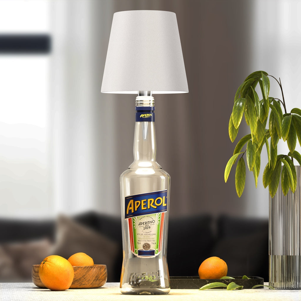 LumaBottle LED Bottle Lamp With Mood Lighting For Ambient Home Decor Warm White Or RGB