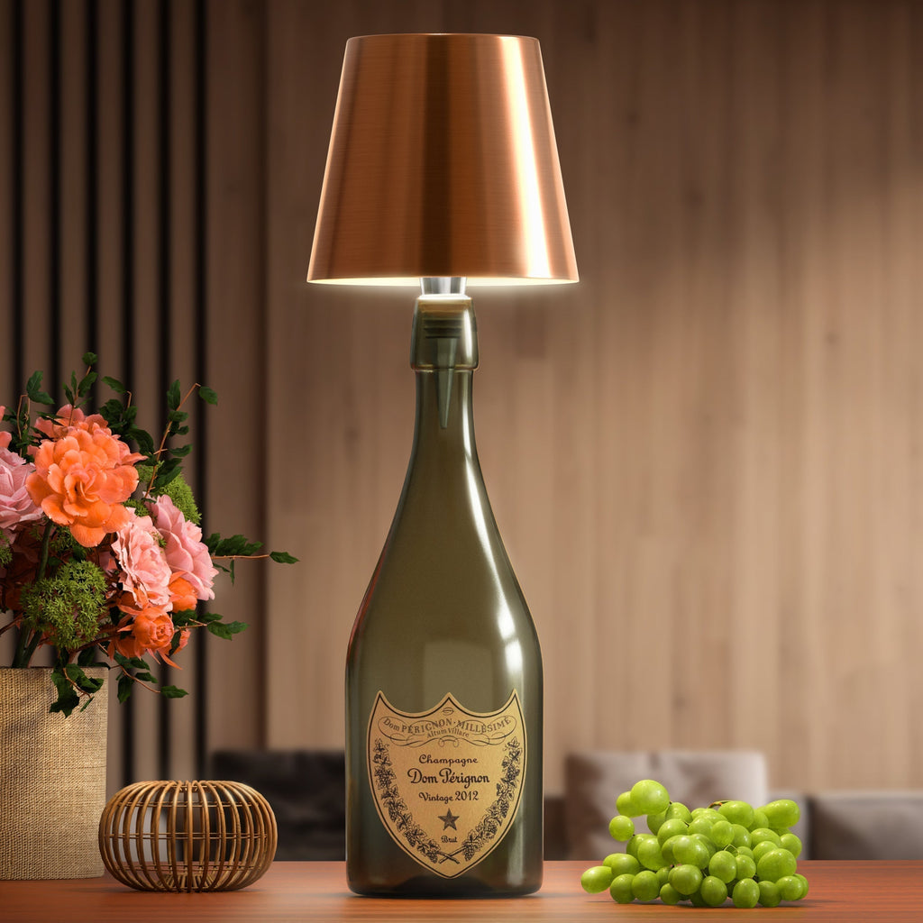 LumaBottle LED Bottle Lamp With Mood Lighting For Ambient Home Decor Warm White Or RGB