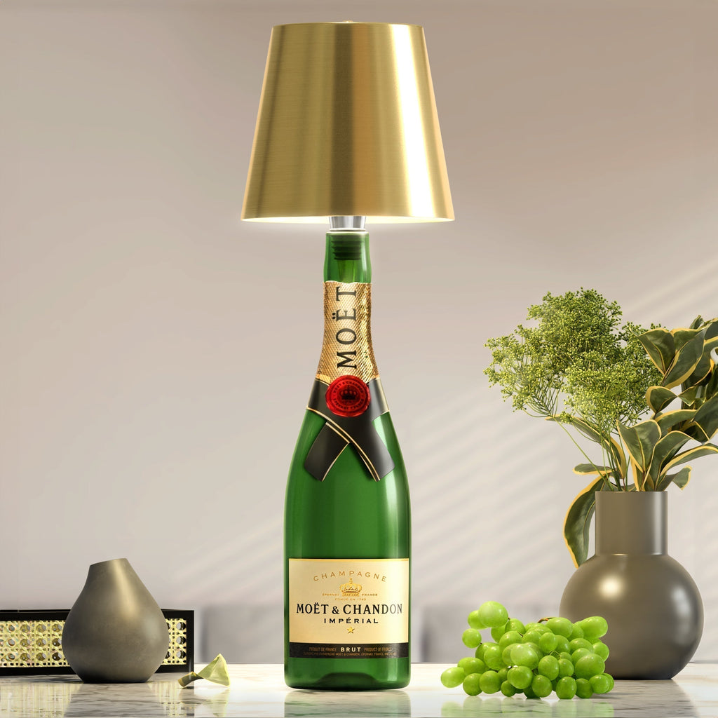 LumaBottle LED Bottle Lamp With Mood Lighting For Ambient Home Decor Warm White Or RGB