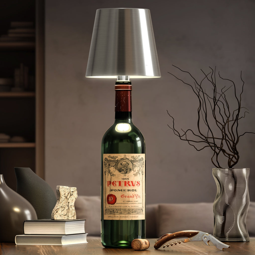LumaBottle LED Bottle Lamp With Mood Lighting For Ambient Home Decor Warm White Or RGB