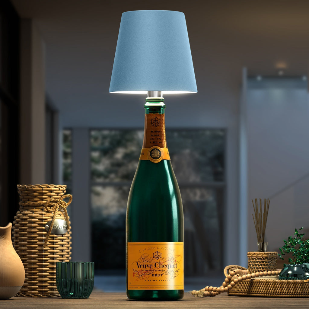 LumaBottle LED Bottle Lamp With Mood Lighting For Ambient Home Decor Warm White Or RGB