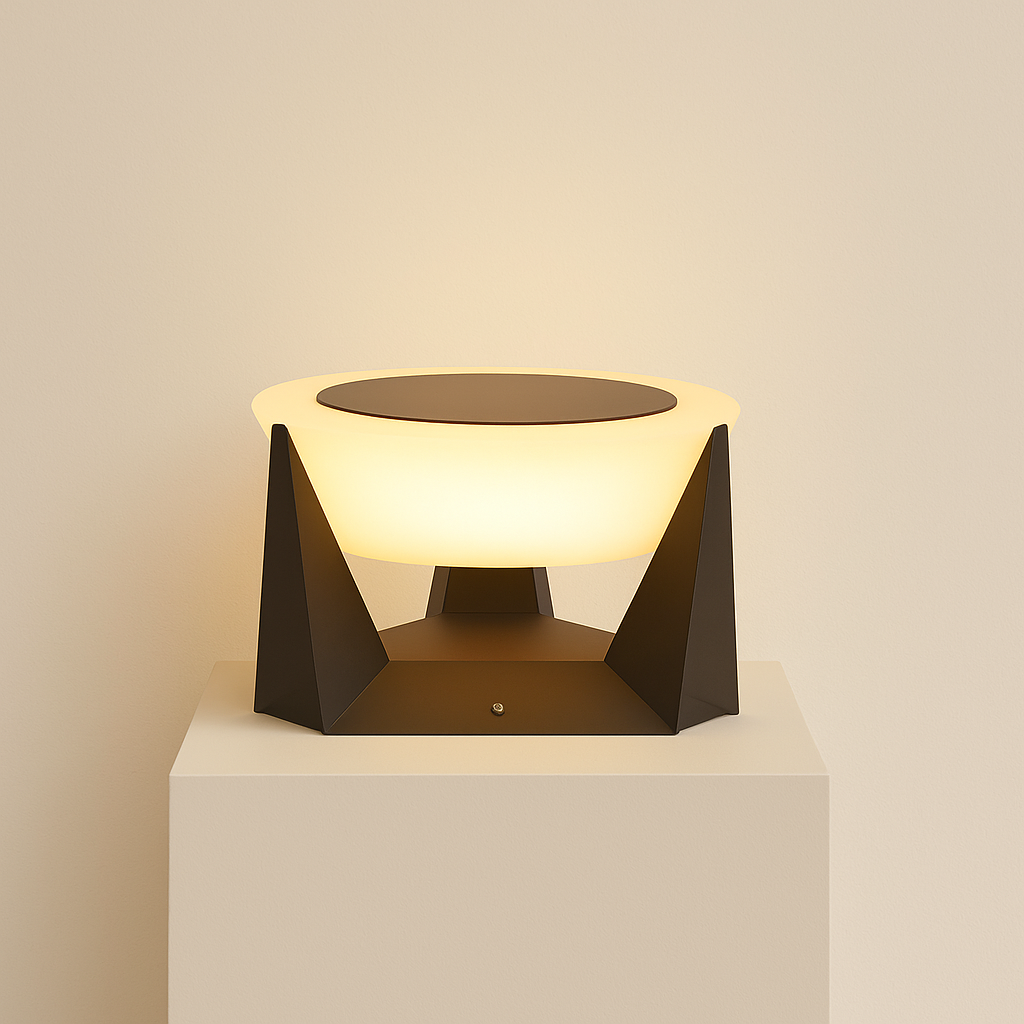 NovaLuxe Solar Garden Accent Light For Modern Outdoor Spaces Walkways And Fences
