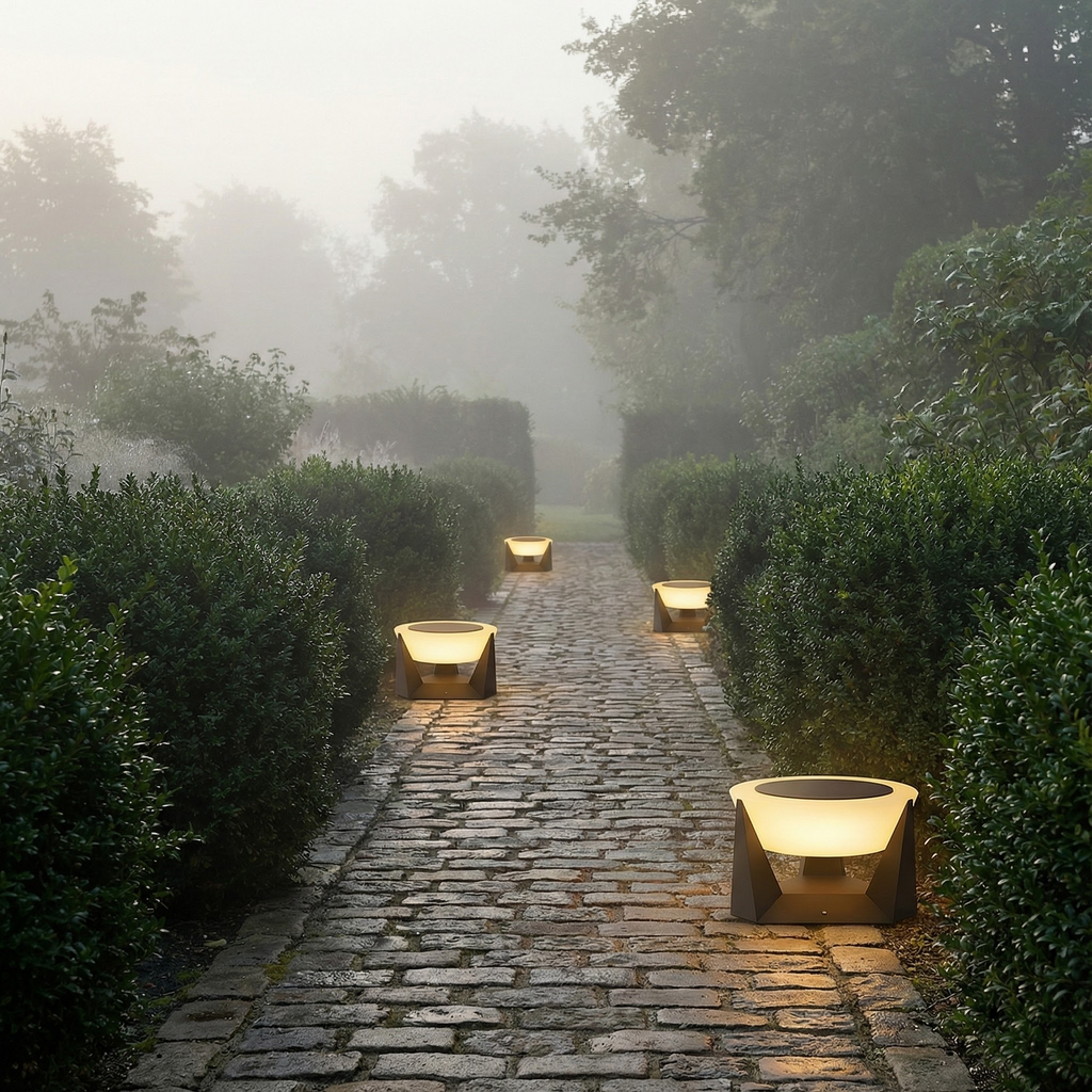 NovaLuxe Solar Garden Accent Light For Modern Outdoor Spaces Walkways And Fences
