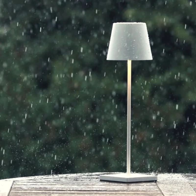 LUXNEST ασύρματο επιτραπέζιο φωτιστικό LED — Ρυθμιζόμενη φωτεινότητα και ατμοσφαιρικός φωτισμός