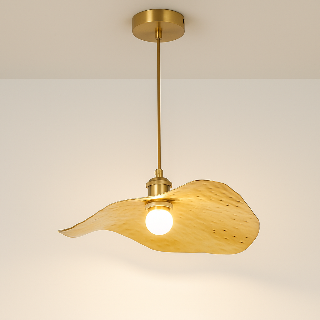 Nova Brass Ceiling Light Fixture With Flush Mount For Modern Interiors In Living Rooms