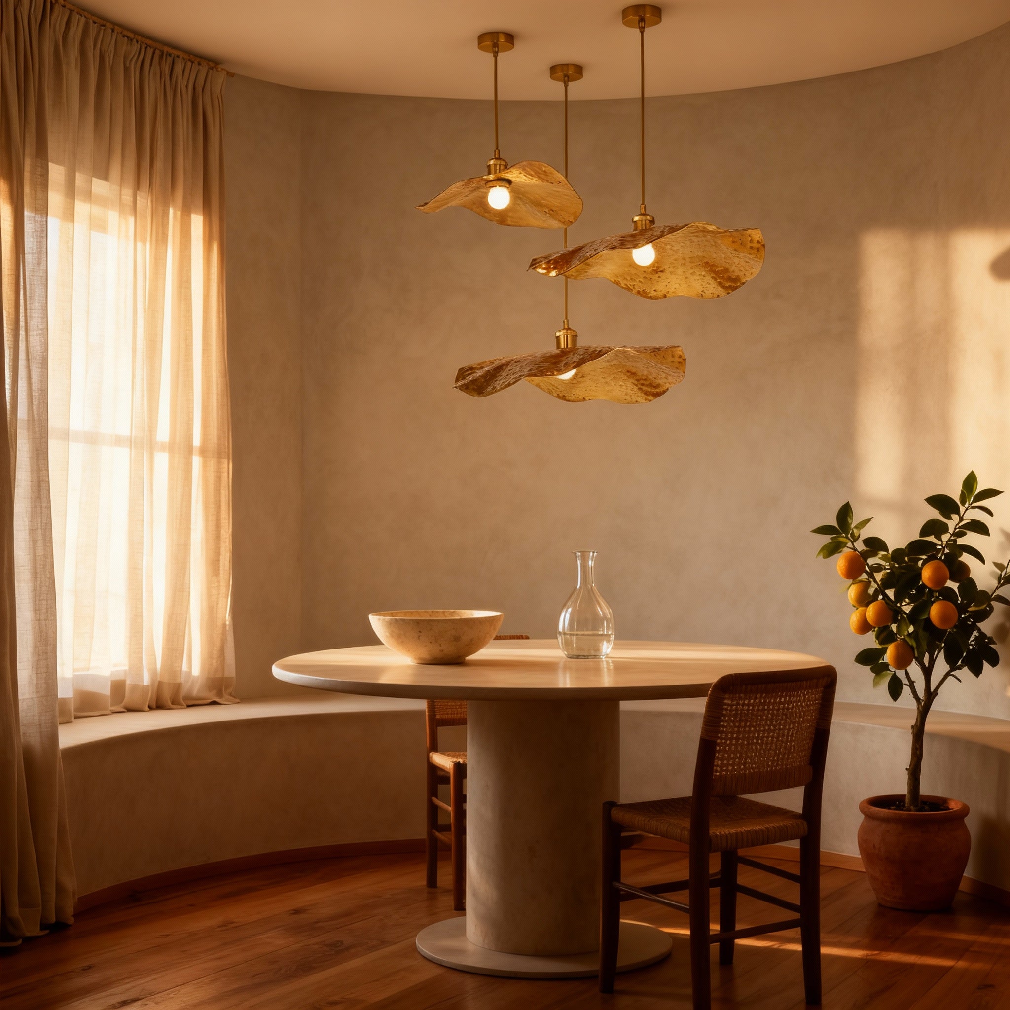 Nova Brass Ceiling Light Fixture With Flush Mount For Modern Interiors In Living Rooms