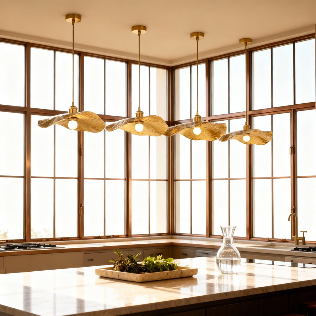 Nova Brass Ceiling Light Fixture With Flush Mount For Modern Interiors In Living Rooms