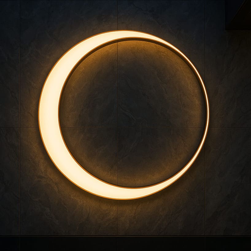 LumaNova Contemporary Outdoor Wall Light For Entryways, Sleek LED Exterior Fixture For Home Entrances