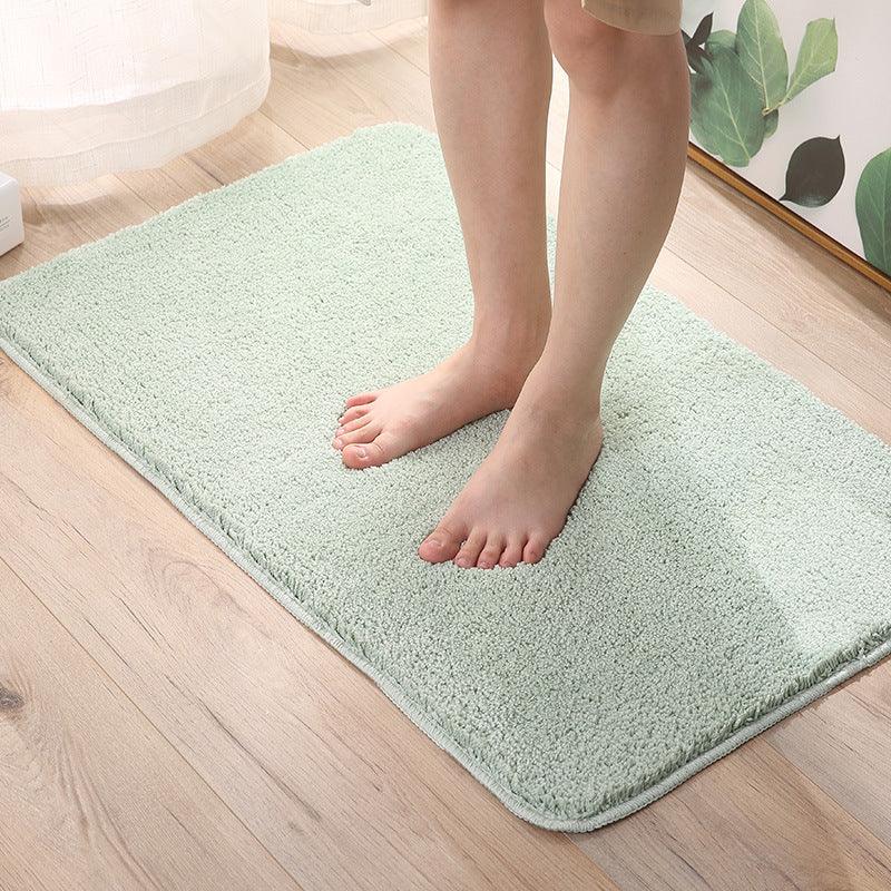 Ultra měkká sprchová předložka z mikrovlákna — protiskluzová spodní strana, rychleschnoucí povrch, polstrované pohodlí