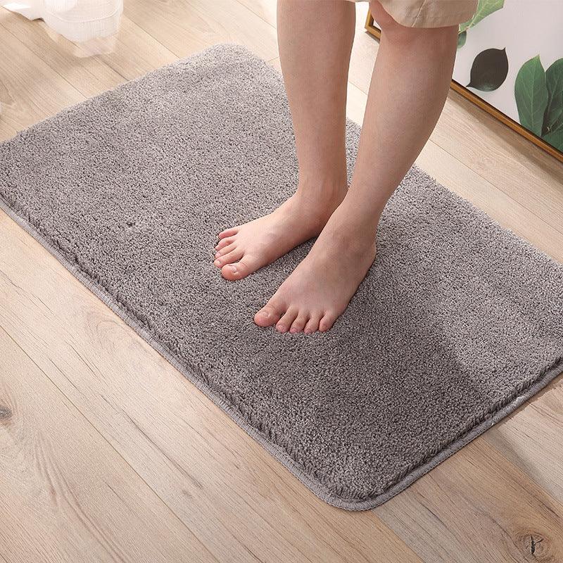 Ultra měkká sprchová předložka z mikrovlákna — protiskluzová spodní strana, rychleschnoucí povrch, polstrované pohodlí