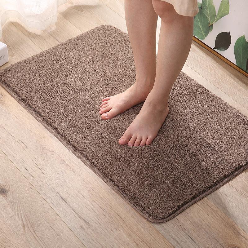 Ultra měkká sprchová předložka z mikrovlákna — protiskluzová spodní strana, rychleschnoucí povrch, polstrované pohodlí