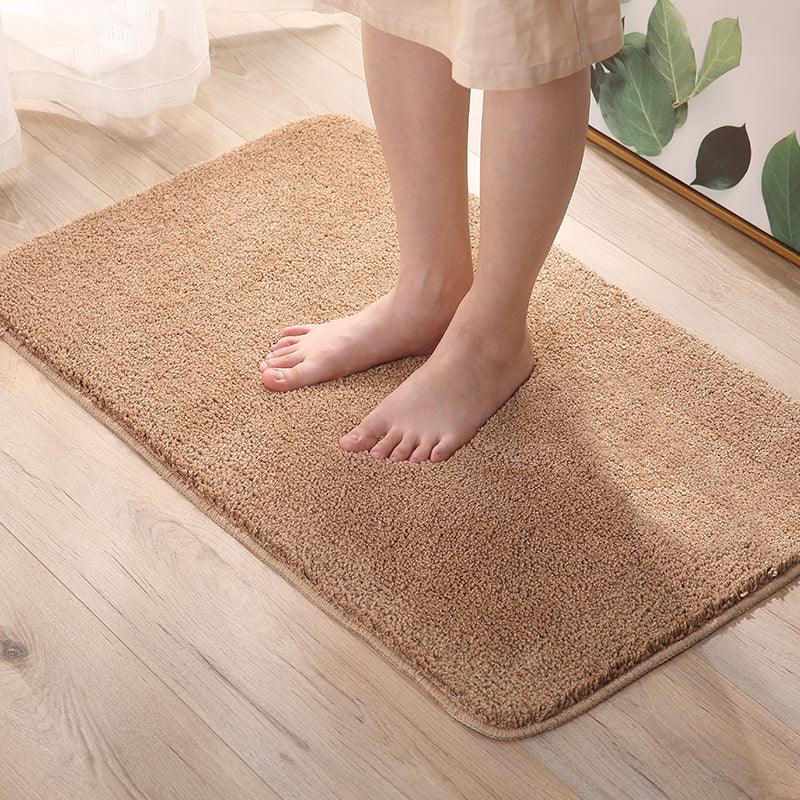 Ultra měkká sprchová předložka z mikrovlákna — protiskluzová spodní strana, rychleschnoucí povrch, polstrované pohodlí