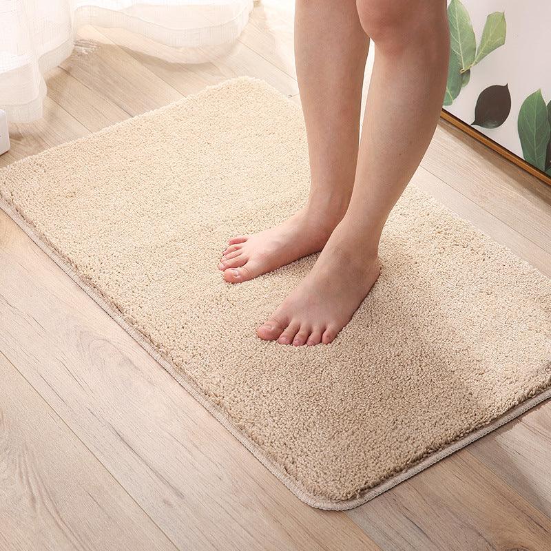 Ultra měkká sprchová předložka z mikrovlákna — protiskluzová spodní strana, rychleschnoucí povrch, polstrované pohodlí