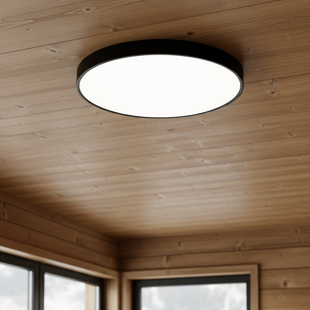 AeroLux Ultra Slim Flush Ceiling Mount With Built In Light Surface For A Clean Minimal Look