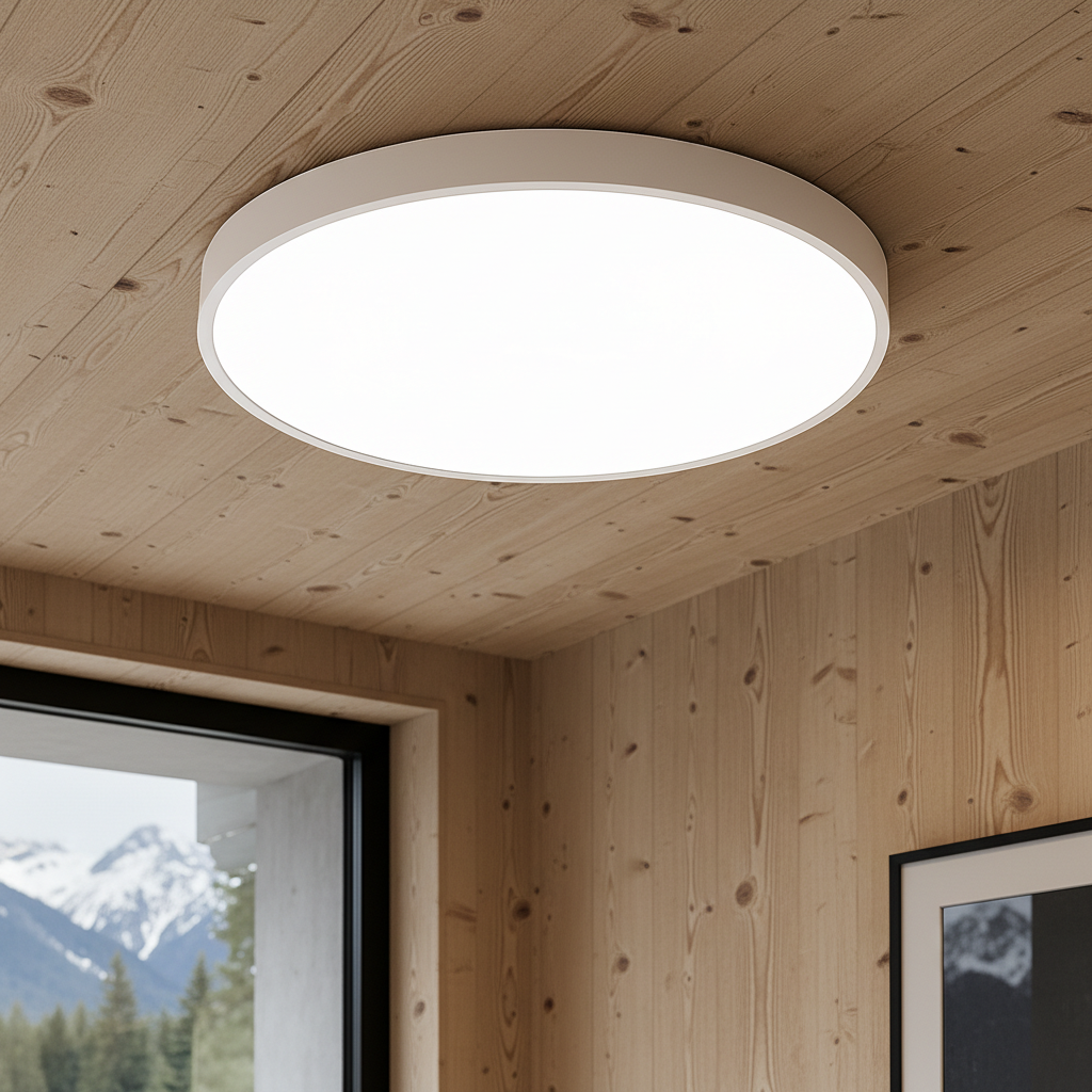 AeroLux Ultra Slim Flush Ceiling Mount With Built In Light Surface For A Clean Minimal Look